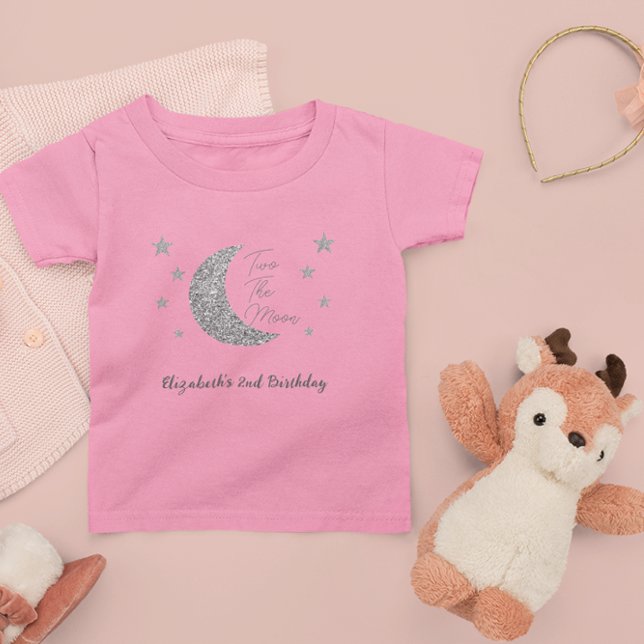 Camiseta infantil de 2 anos para a Lua (Criador carregado)