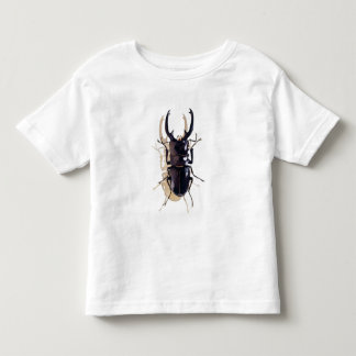 Camiseta Infantil De "arte da aguarela do inseto do besouro veado"