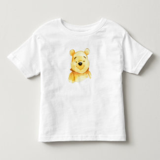 Camiseta Infantil de Bebê Pooh Watercolor Fofa Win