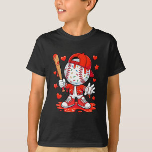 Camiseta Infantil de Beisebol Drip Sorvete Dia dos