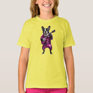 Camiseta Infantil de Bulldog Francês Fofo como uma