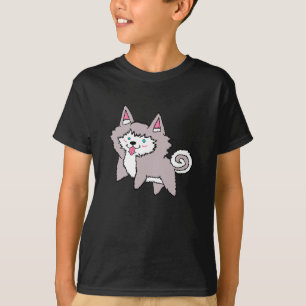 Camiseta Infantil de Cachorrinho Husky