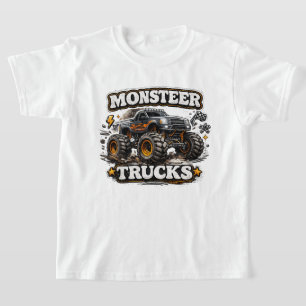 Camiseta Infantil de Caminhão Monstro de Energia