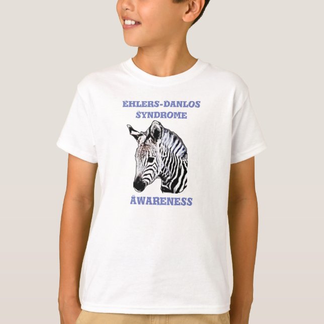 Camiseta infantil de conscientização da Síndrome d (Frente)