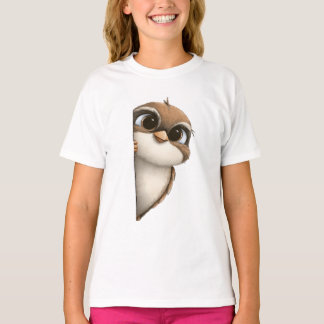 Camiseta Infantil de Coruja Fofa – Desenho Adoráve