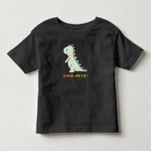 Camiseta Infantil de Dinossauro Colorido Fofo