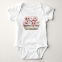 Camiseta Infantil de Doces Macios Fofos Demais par