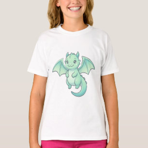 Camiseta Infantil de Dragão Bebê Fofo – F