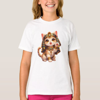 Camiseta Infantil de Gato Egípcio Fofa – Gato do A