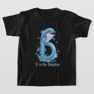 Camiseta Infantil de Golfinho Fofo   D é para Golf