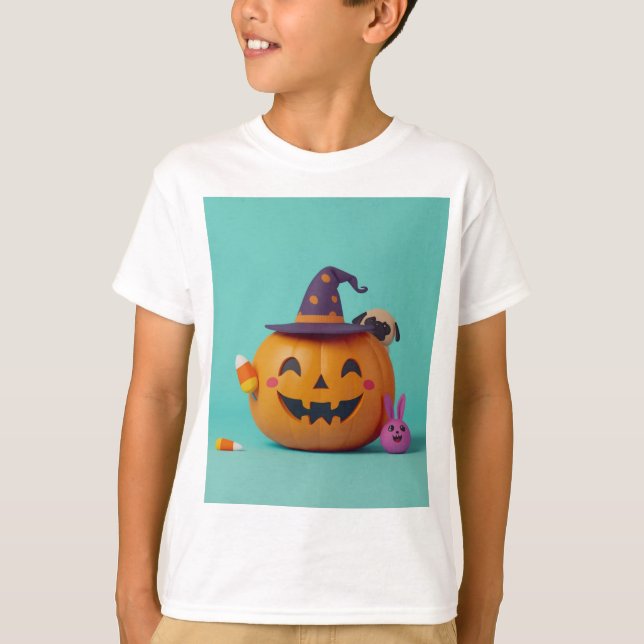 Camiseta infantil de Halloween (Frente)