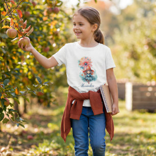 Camiseta Infantil de Halloween de Bruxa Personaliz