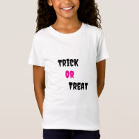 Camiseta Infantil de Halloween Fofa 'Trick or Trea