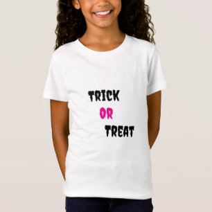 Camiseta Infantil de Halloween Fofa 'Trick or Trea