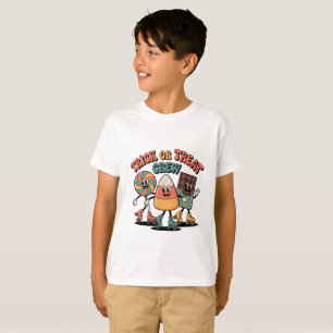 Camiseta Infantil de Halloween para a Turma do 'Tr