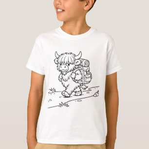 Camiseta Infantil de Iaque de Trekking para Colori