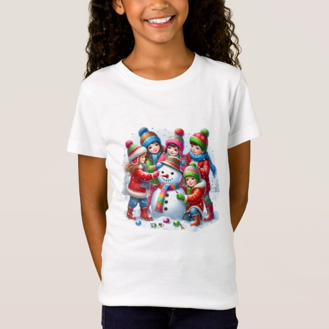 Camiseta Infantil de Inverno (Frente)