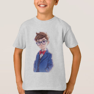 Camiseta Infantil de Menino de Desenho Animado Fof