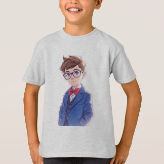 Camiseta Infantil de Menino de Desenho Animado Fof