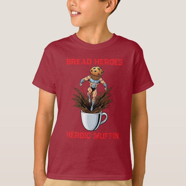 Camiseta Infantil de Moda de Desenho Animado Fofo  (Frente)