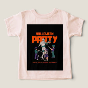 Camiseta infantil de monstro assustador "Festa de
