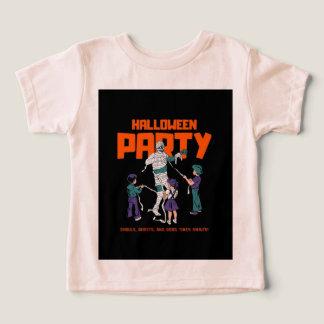 Camiseta infantil de monstro assustador "Festa de 
