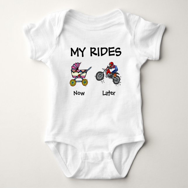 Camiseta Infantil de Moto Motocross Baby (Frente)