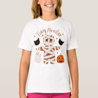 Camiseta Infantil de Múmia de Halloween