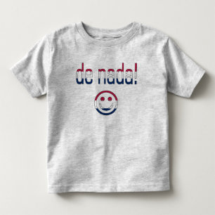 Camiseta Infantil De Nada! Cores da bandeira de América