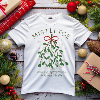 Camiseta infantil de Natal com visco, Festa