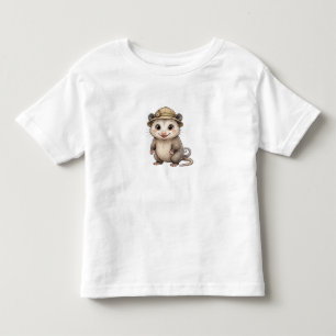 Camiseta Infantil de Opossum para Halloween Lil' B