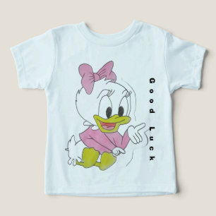 Camiseta Infantil de Pato de Desenho Animado com d