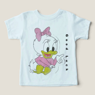 Camiseta Infantil de Pato de Desenho Animado com d