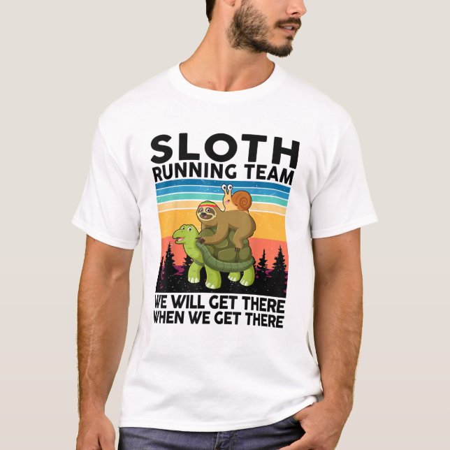 Camiseta Infantil de Preguiça (Frente)