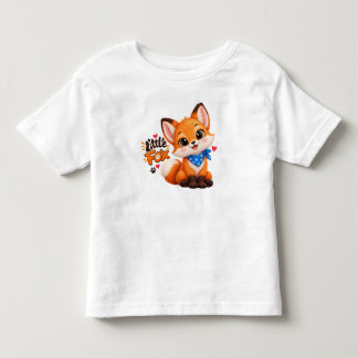 Camiseta Infantil de Raposa Fofa | Bebê Raposa com