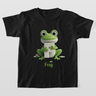 Camiseta Infantil de Sapo Fofo   F é para Sapo Alf