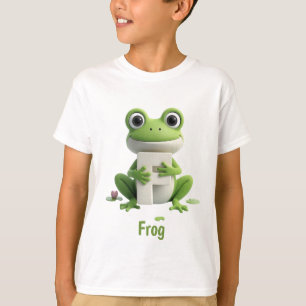 Camiseta Infantil de Sapo Fofo F é para Sapo Alf