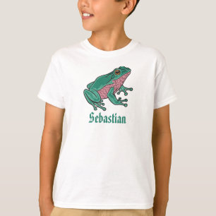 Camiseta Infantil de Sapo personalizável para Meni