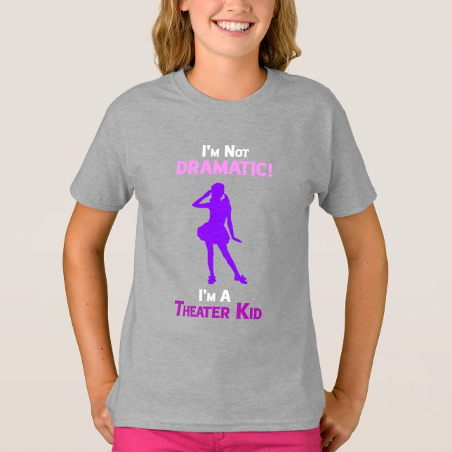 Camiseta Infantil de Teatro Feminina (Frente)