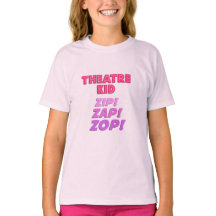 Camiseta Infantil de Teatro Zip-Zap-Zop