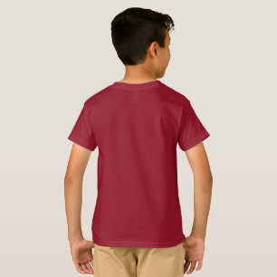 Camiseta infantil de tipografia para experimentar