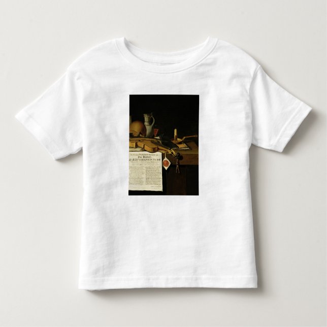 Camiseta Infantil De Vanitas homenagem da vida ainda (Frente)