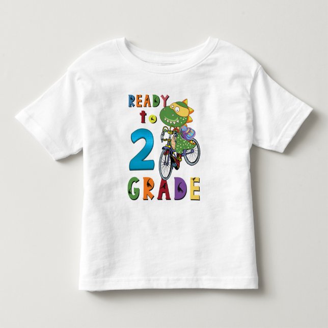 Camiseta Infantil De Volta à Escola, 2º Ano (Frente)