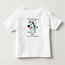 Camiseta Infantil De volta à escola | Primeiro Dia Bonito Deixando S