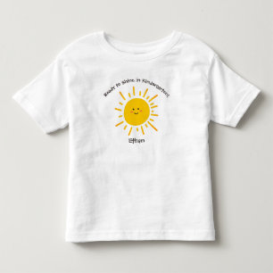 Camiseta Infantil De volta à escola Primeiro dia bonito pronto par