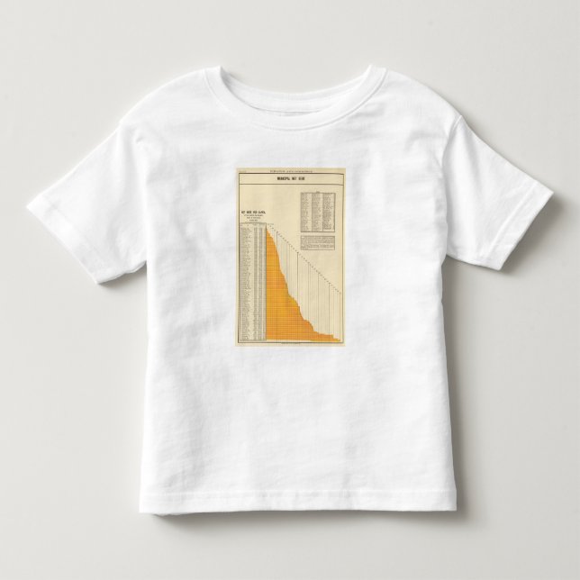 Camiseta Infantil Débito líquido municipal (Frente)