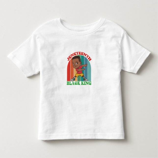 Camiseta Infantil Décimo Sétimo Rei Negro (Frente)