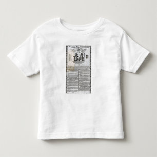 Camiseta Infantil Declaração do casamento de Frederick V