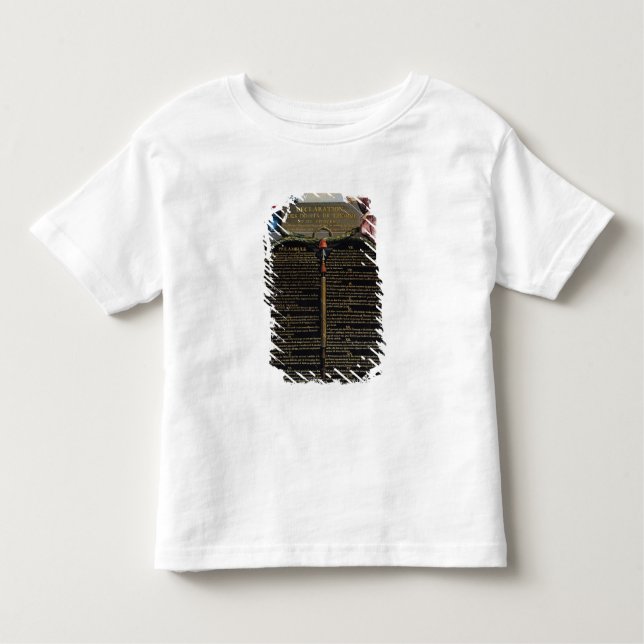 Camiseta Infantil Declaração dos Direitos do Homem e dos Cidadãos (Frente)