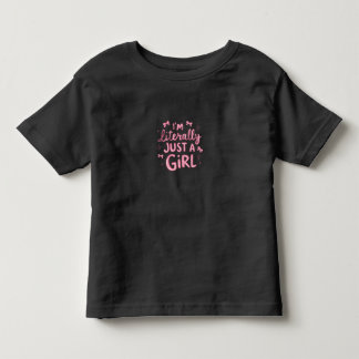 Camiseta Infantil "Declaração Rosa Divertida"
